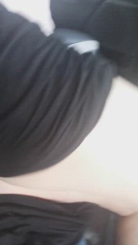ass brunette cumshot gif