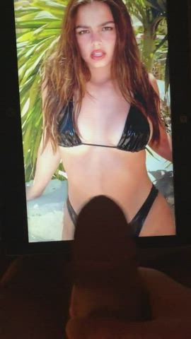 Big Dick Cum Cumshot Teen TikTok Tits Tribute White Girl gif