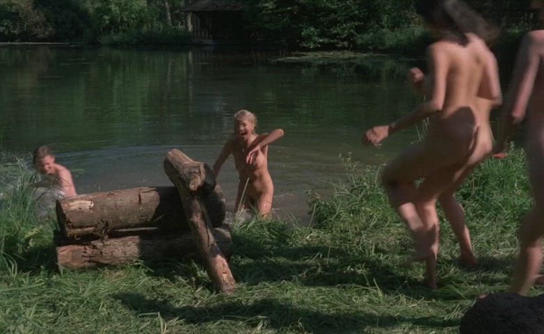 french group horror lake vintage zombie gif