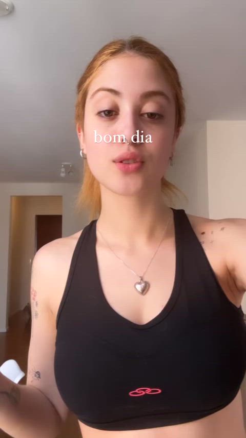 boobs gym latina gif