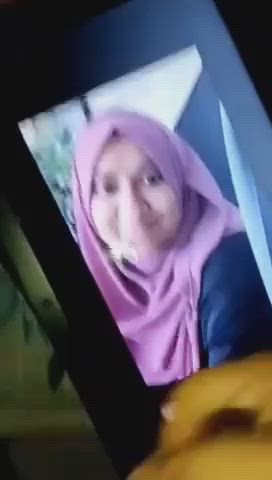 Cum Hijab Indian Masturbating Tribute gif