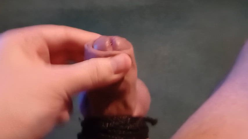 cbt extra small small cock small dick tied small-cocks gif