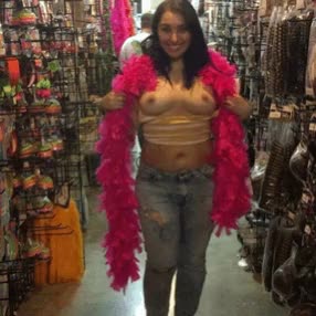 flashing latina tits gif
