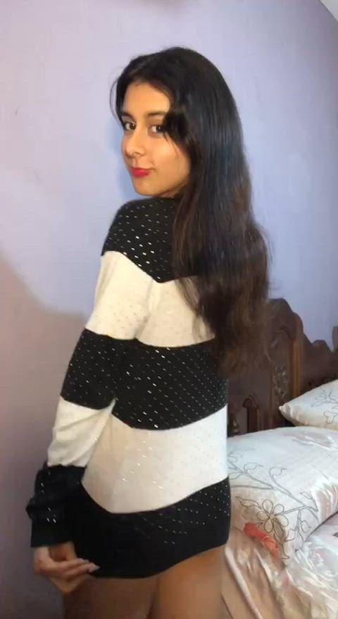 lingerie natural tits tits gif