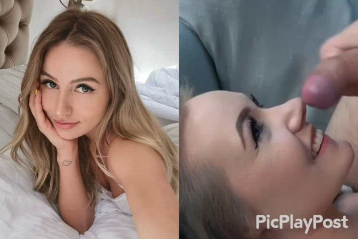 Cum on her face 💦