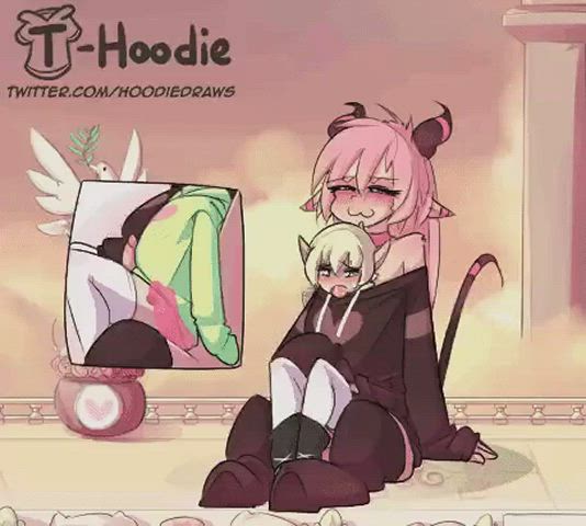 Anal Femdom Hentai Sissy gif