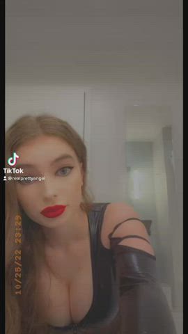 clothed cute latex gif