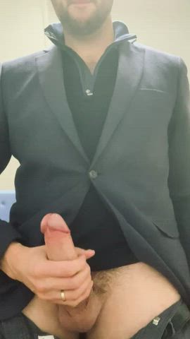 cock rubbing uncut gif