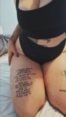 Do you like my tattooed legs?