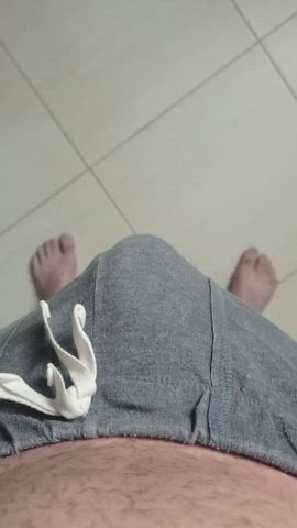 Uncensored Big Dick Solo Male Masturbation gif