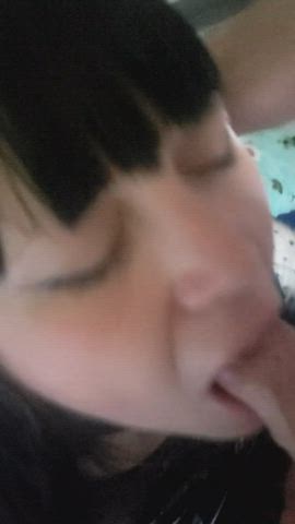 Fucking her throat 😈 I LOVE her smile at the end