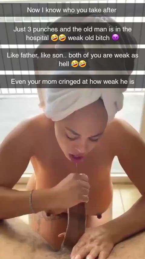 Your bully punched your father and sent him to the hospital. Now you're staying with