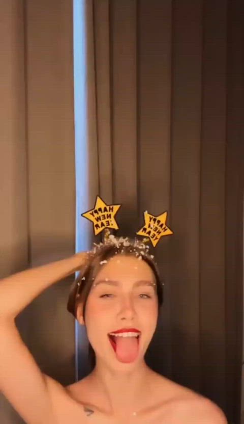 amateur long tongue nsfw petite russian small tits teen tiktok tits tongue amateur-girls