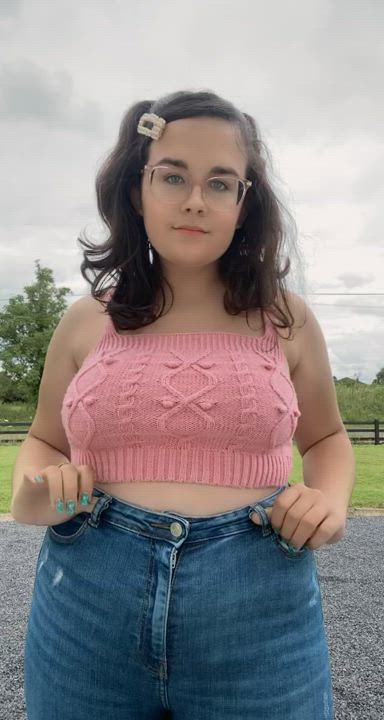Natural Tits Titty Drop gif