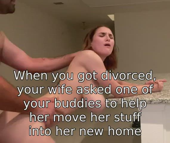 caption cheating cuckold gif