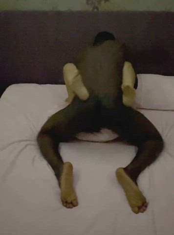 amateur bbc brunette cuckold homemade hotwife missionary wife wifey gif