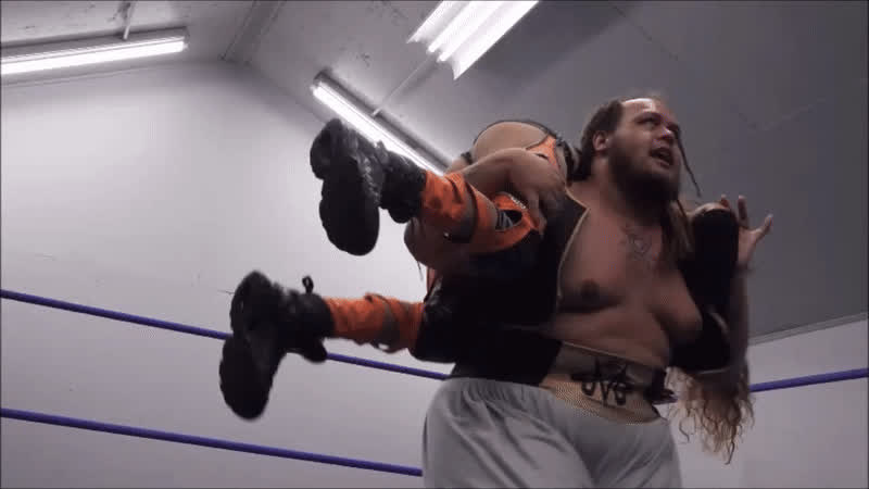 brunette white girl wrestling gif