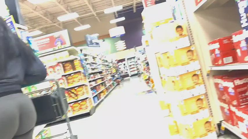 big ass booty candid ebony thick gif