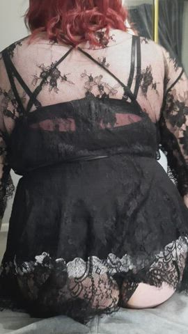 babe lingerie pov pawg redhead sissy thick gif