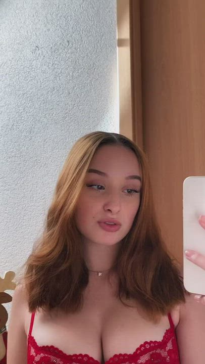 Big Tits Boobs Bra Brunette Cleavage Nipple Nipple Piercing Nipples Teen TikTok Tits