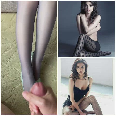 Bollywood Cum Pantyhose gif