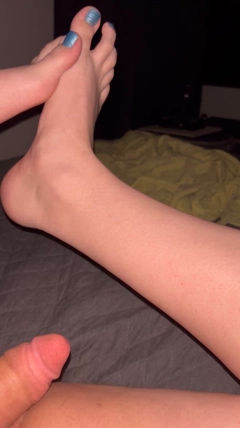 anal fingering feet trans gif