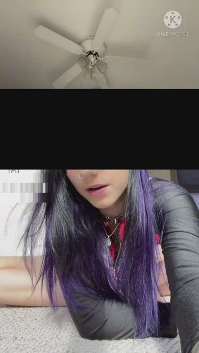 Censored Tease Teen TikTok gif