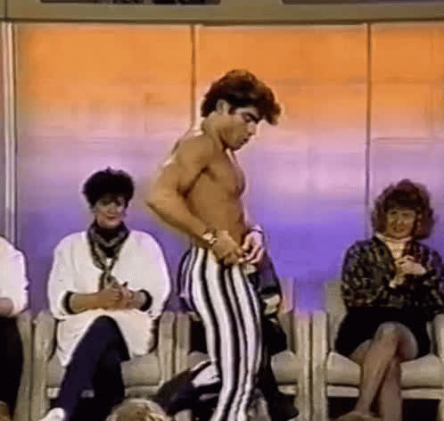Gay Stripper Stripping Thong gif