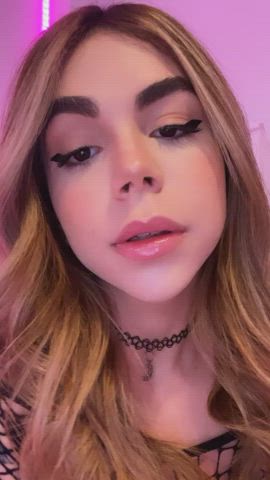 Latina Petite T-Girl Trans gif