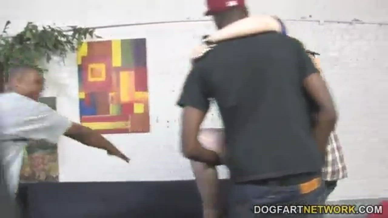 Amateur BBC Gangbang gif