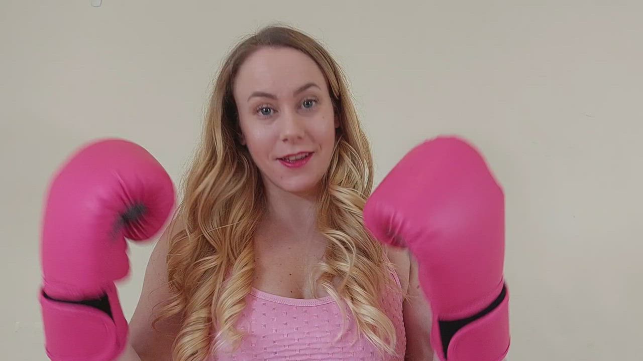 Blonde Fitness Gym Humiliation Muscular Girl Muscular Milf gif