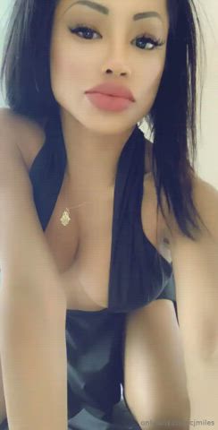 Cj Miles Asian Dancing Tits Nipples gif