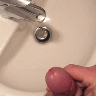 amateur cock cum cumshot handjob homemade jerk off orgasm gif