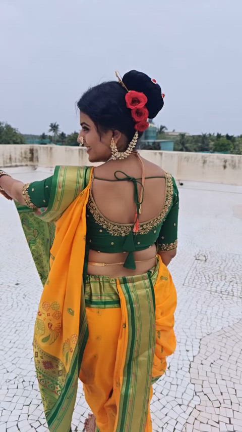 desi saree sexy gif