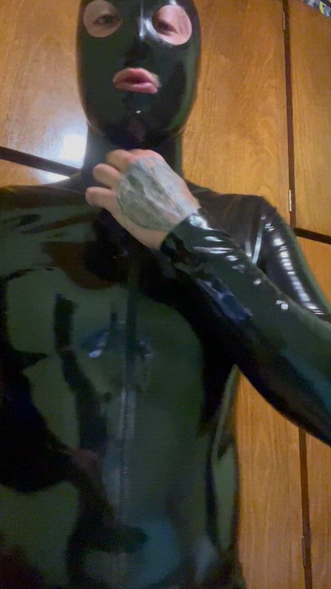 catsuit fetish latex rubber gif