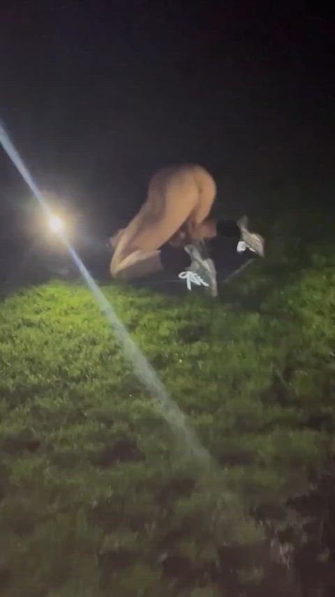 Waiting ass up in the park