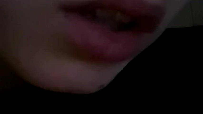 amateur cute fetish fingering spit sucking tongue tongue fetish gif