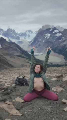 flashing outdoor petite gif