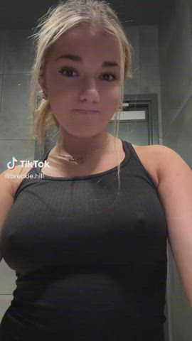 big tits huge tits teen thick tiktok gif