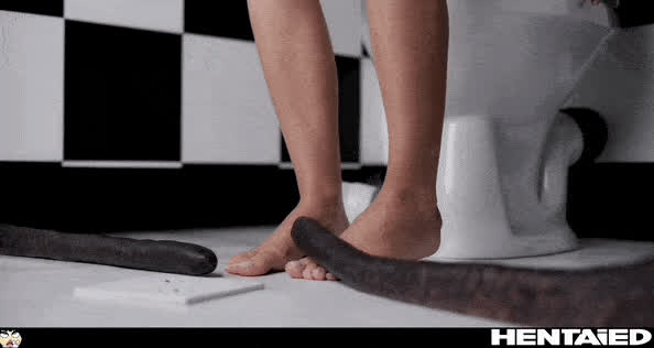Foot Fetish Hentai Tentacles gif