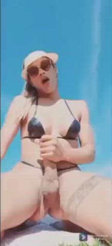 asian masturbating solo gif