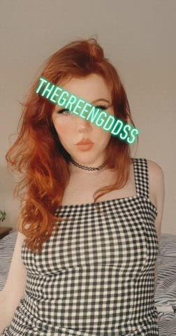 Femdom Goddess Hair Redhead Worship gif