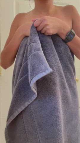 Will you help me dry off? ;) My husband is “too busy”