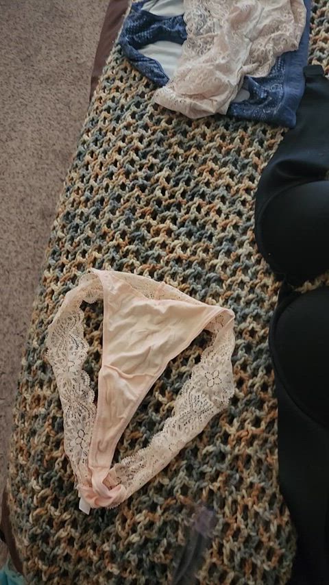 cumshot mom panties son thong gif