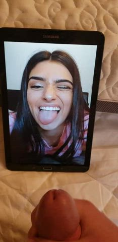 celebrity cum cumshot tribute gif