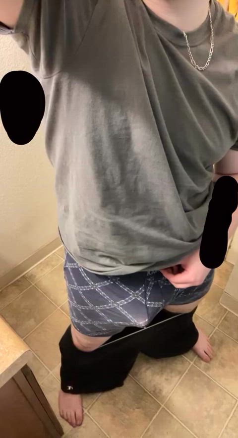bisexual bulge cock hairy cock solo underwear gif