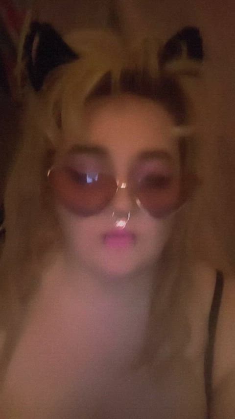 ahegao bimbo gooning gif
