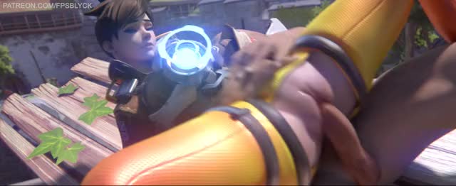 Tracer fucked hard and fast from behind
