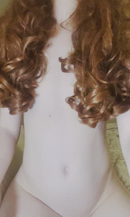 Boobs Petite Redhead gif