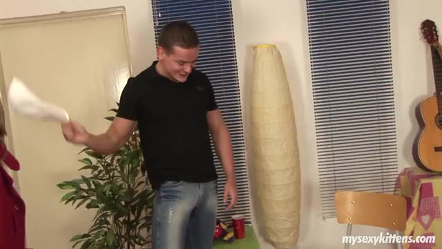 Sweet teen Abby gets fucked and jizzed